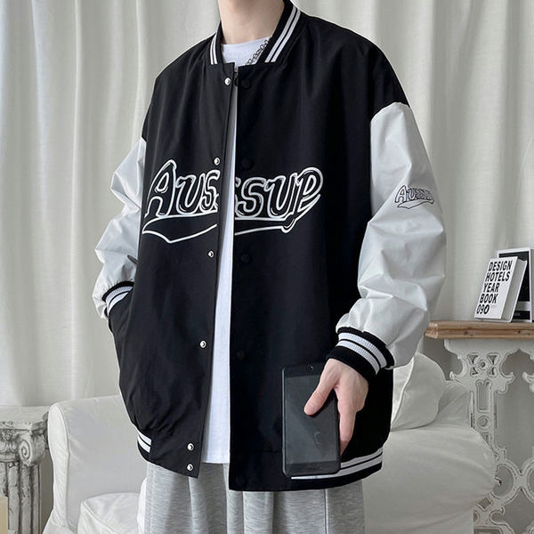 เสื้อแจ็คเก็ตเบสบอล เสื้อคลุม เสื้อแขนยาวสไตล์เกาหลี