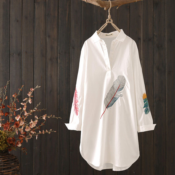 แบบเสื้อสวยๆ เสื้อผ้าฝ้ายลินิน เสื้อเชิ้ตผ้าลินิน