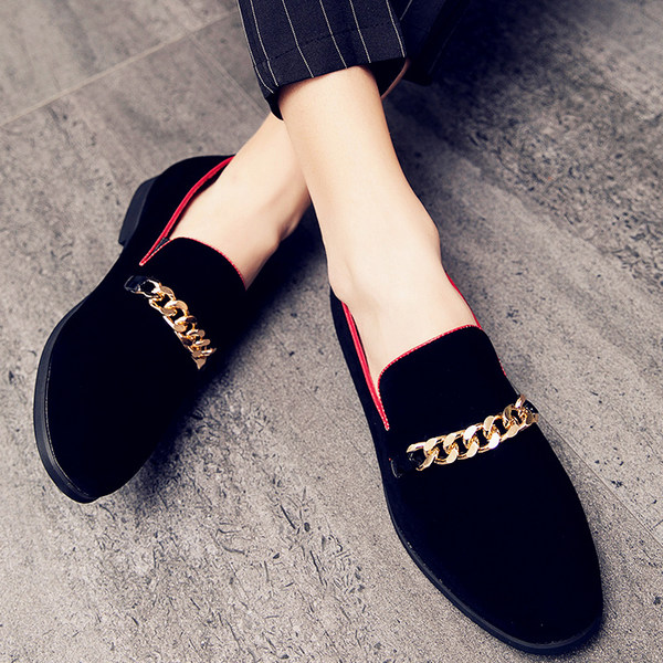รองเท้าหนังผู้ชาย มีไซส์39-44 รองเท้าโลฟเฟอร์ชาย Slip-On Shoes