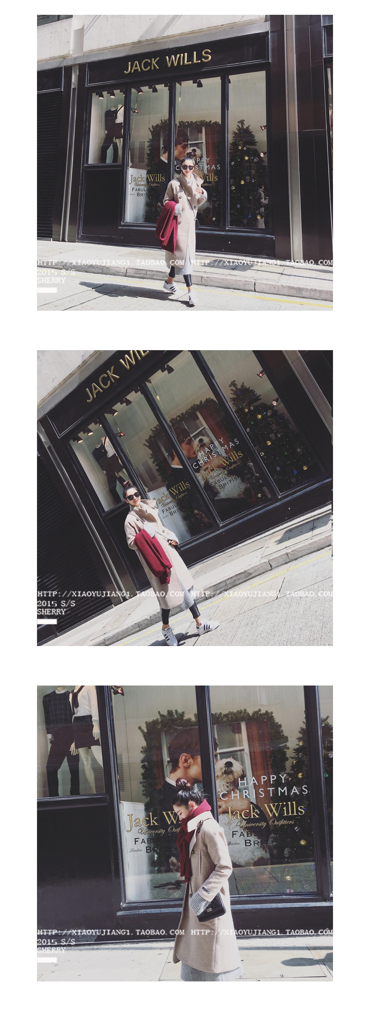 OverCoat เสื้อโค้ทกันหนาว ทรงยาวโอเวอร์ สไตล์ยุโรป ดีไซน์หรู งานดี ผ้าวูลเนื้อละเอียด บุซับในกันลม same pic