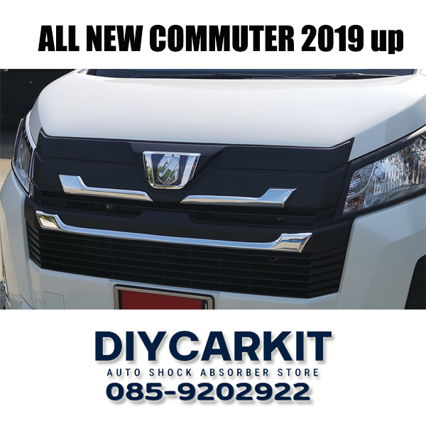 ครอบกระจังหน้าดำด้าน+โครเมี่ยม All New Commuter ปี 2020 ขึ้นไป