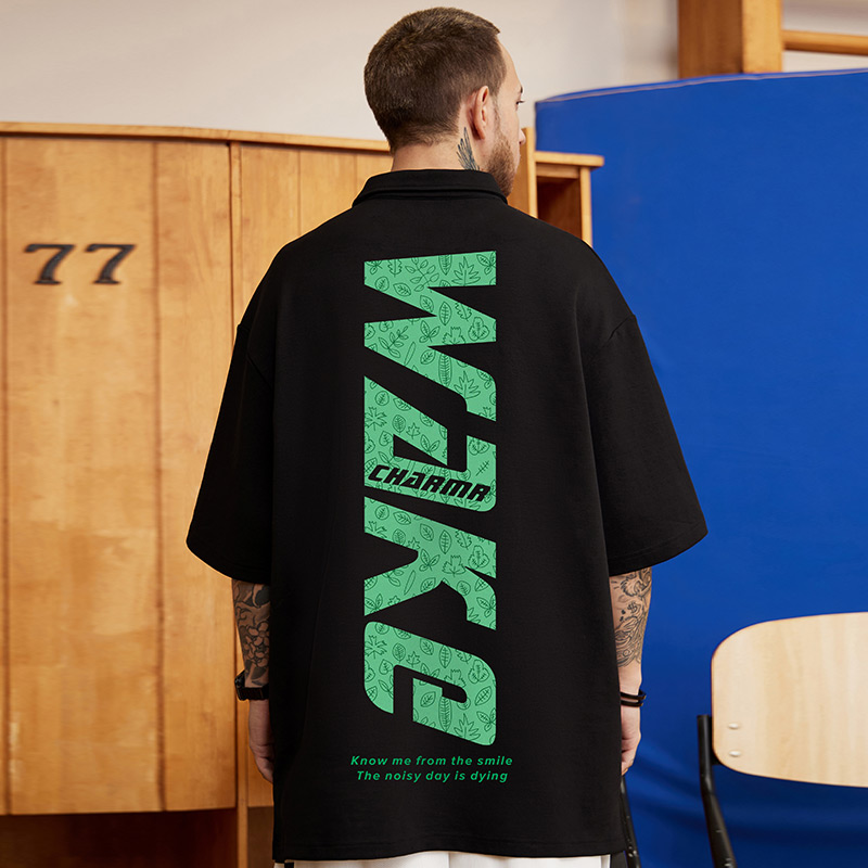 เสื้อยืดผู้ชายอ้วน S-5XL(อกเสื้อ39-51นิ้ว)