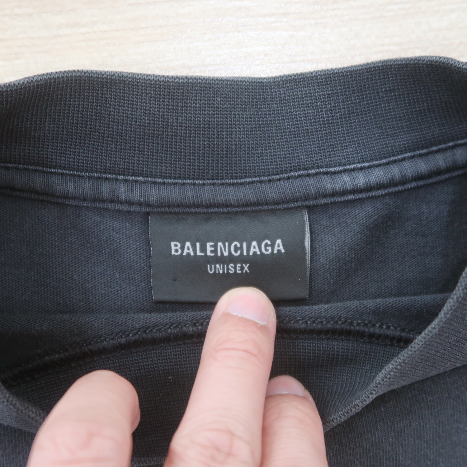 Balenciaga Black I Love Paris Logo T Shirt