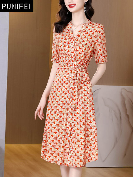 เดรสวัยผู้ใหญ่40-60ปี เดรสคุณแม่ ชุดเดรสทำงานวัยผู้ใหญ่ แบรนด์ MAMA DRESS