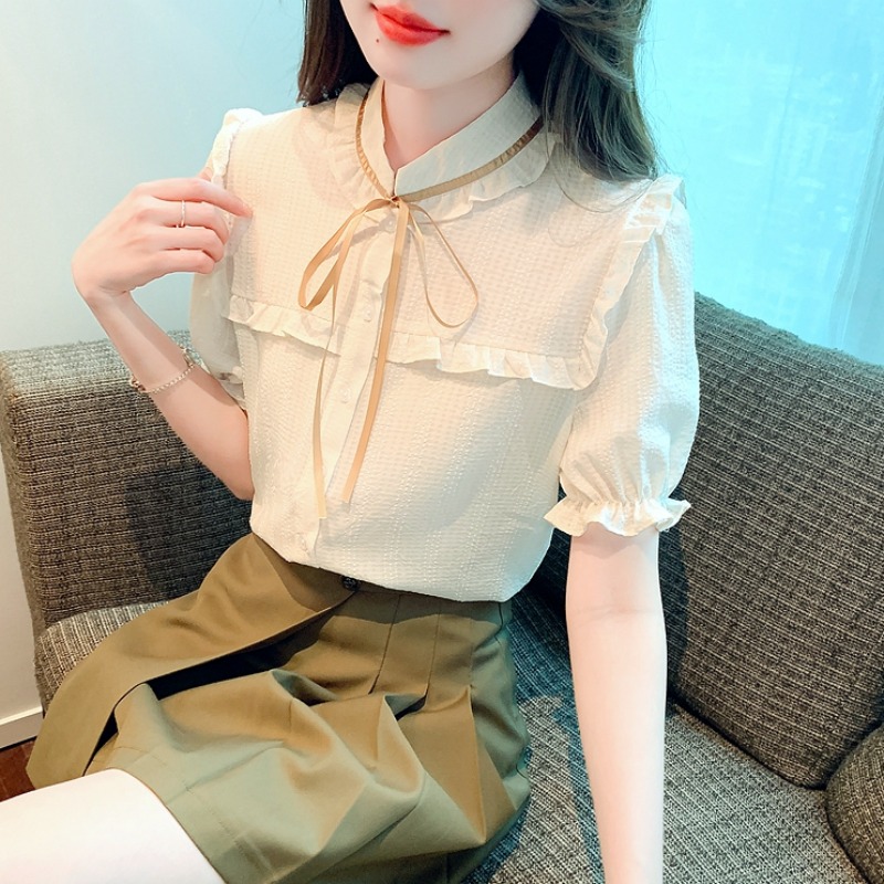 เสื้อเชิ้ตผู้หญิงแขนยาว เสื้อเชิ้ตผู้หญิงใส่ทํางาน 390 บาทต่อชิ้น ฟรีค่าจัดส่ง