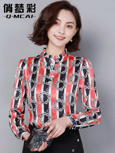 เสื้อเชิ้ต เสื้อเชิ้ตชีฟอง ลายสวยๆฟรีค่าส่ง