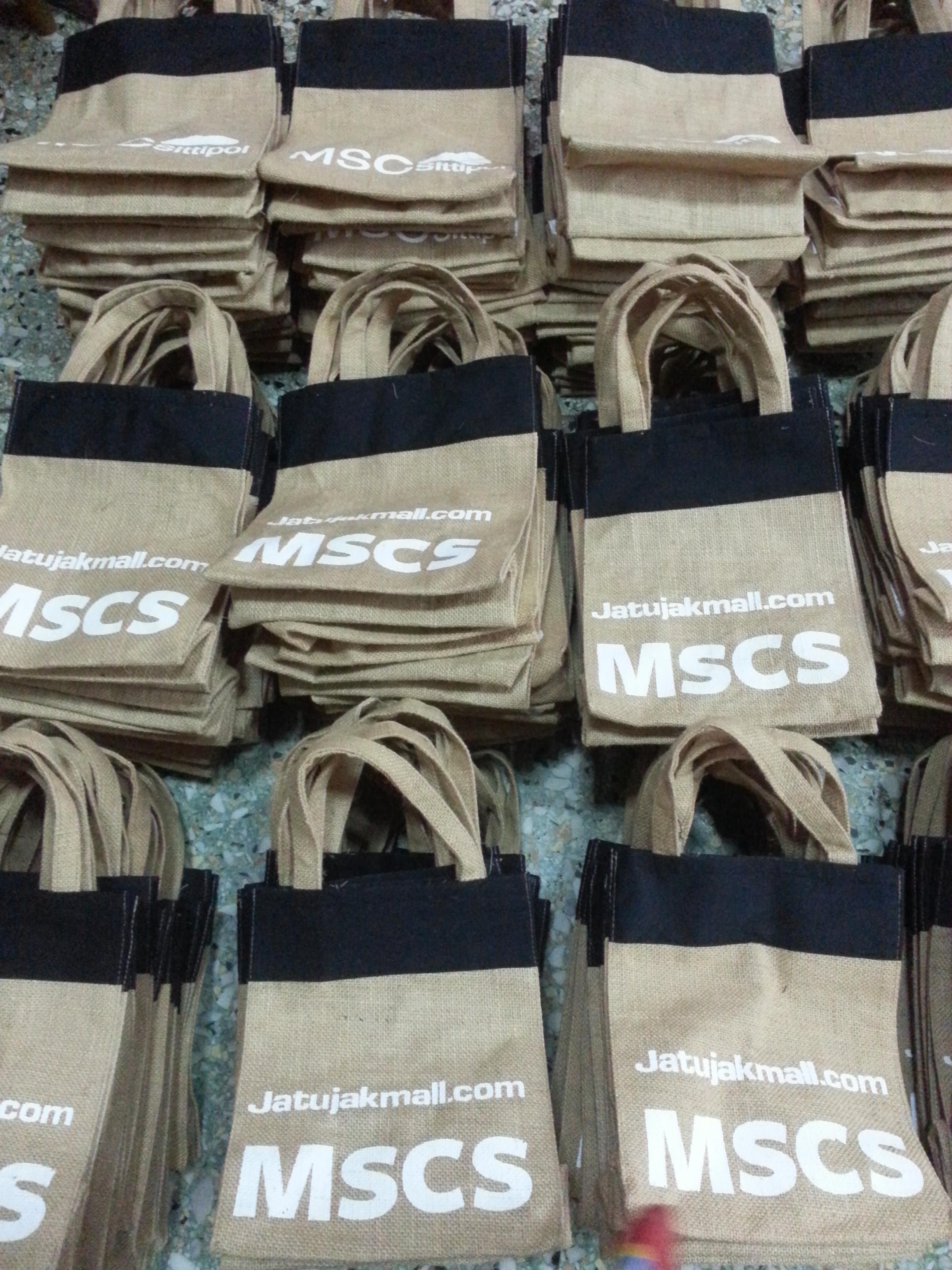 ถุงผ้ากระสอบสกรีน...บจก.MSC Sittipol