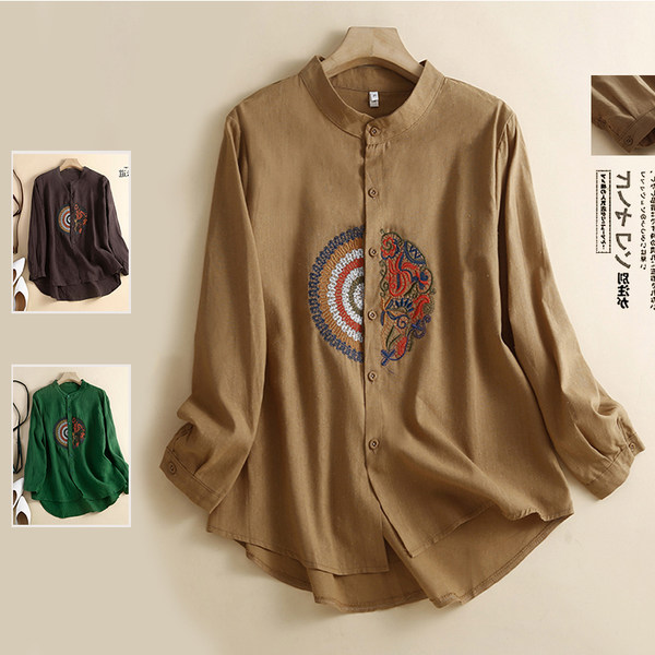 เสื้อลินิน เสื้อผ้าฝ้ายลินิน เสื้อเชิ้ตผ้าลินิน