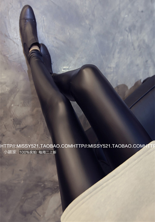 Legging เลกกิ้ง หนังเนื้อดี พร้อมส่ง เนื้อนิ่มและยืดได้เยอะ black