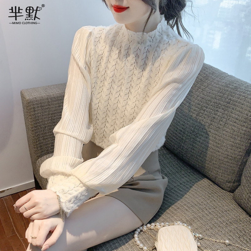 เสื้อลูกไม้ เสื้อเชิ้ตแขนยาว