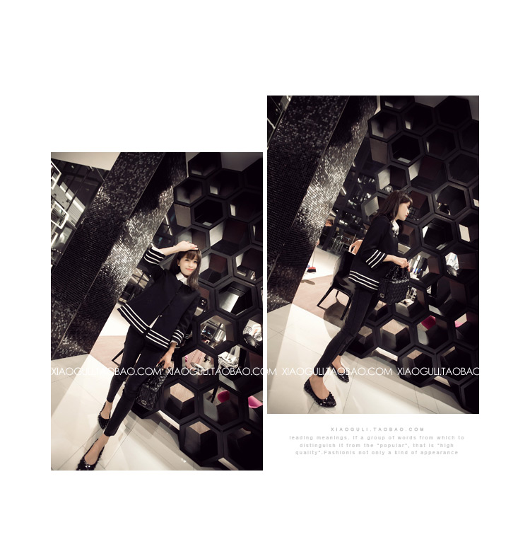 เสื้อคลุม สไตล์ญี่ปุ่น แต่งลายขวางตรงชายเสื้อ ผ้ามี texture ในตัว ผ้าทิ้งตัว ใส่คลุมสบายๆ same pic