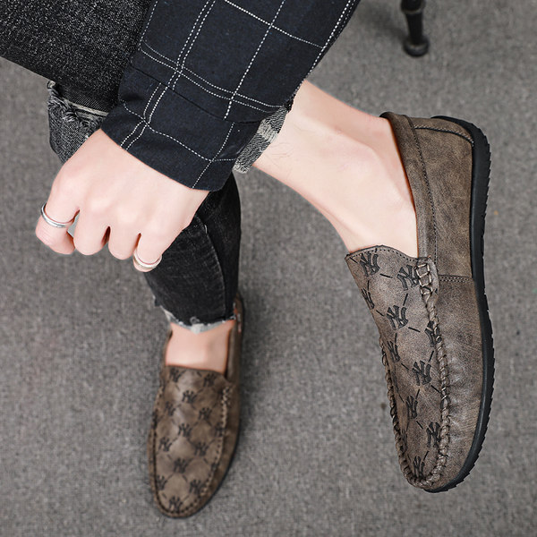 รองเท้าหนังผู้ชาย มีไซส์39-44 รองเท้าโลฟเฟอร์ชาย Slip-On Shoes