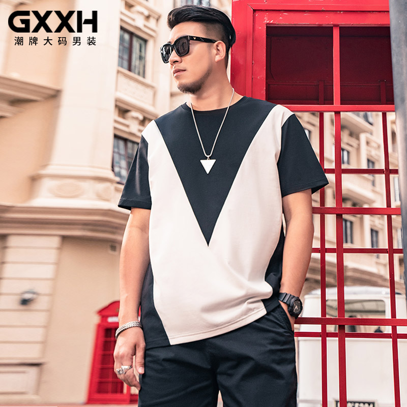 เสื้อยืดผู้ชายอ้วน S-5XL(อกเสื้อ39-51นิ้ว)