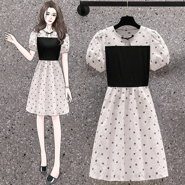 เดรสคนอ้วน เดรสสาวอวบ ชุดเดรสคนอ้วนวัยรุ่น BY PLUS SIZE Girl