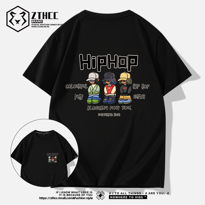 เสื้อยืดผู้ชายอ้วน S-6XLน้ำหนักผู้สวม40-135กิโลกรัมใส่ได้ ส่งฟรี