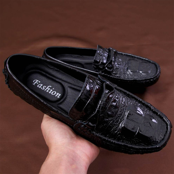 รองเท้าหนังผู้ชาย มีไซส์39-44 รองเท้าโลฟเฟอร์ชาย Slip-On Shoes
