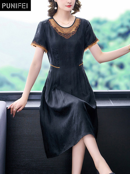 เดรสวัยผู้ใหญ่40-60ปี เดรสคุณแม่ ชุดเดรสทำงานวัยผู้ใหญ่ แบรนด์ MAMA DRESS