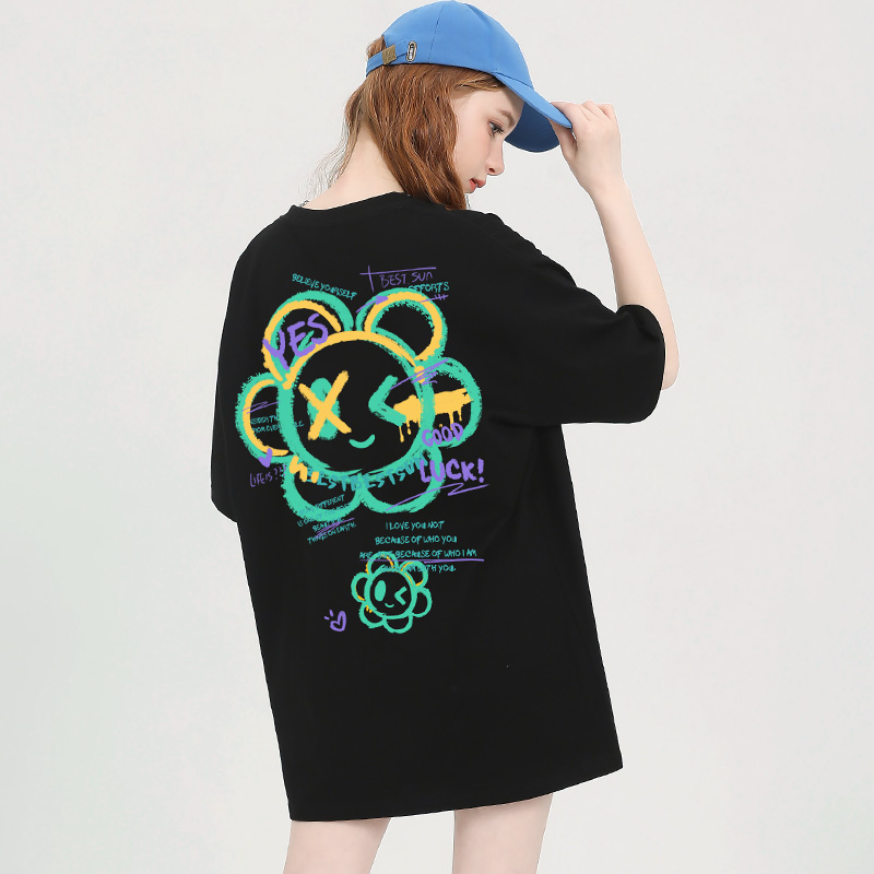เสื้อผ้าวัยรุ่นเกาหลี เสื้อยืดวัยรุ่นผู้หญิง มีขนาด S M L XL