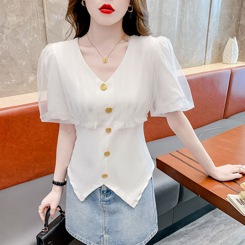 เสื้อผ้าวัยรุ่นเกาหลี เสื้อยืดวัยรุ่นผู้หญิง มีขนาด S M L XL