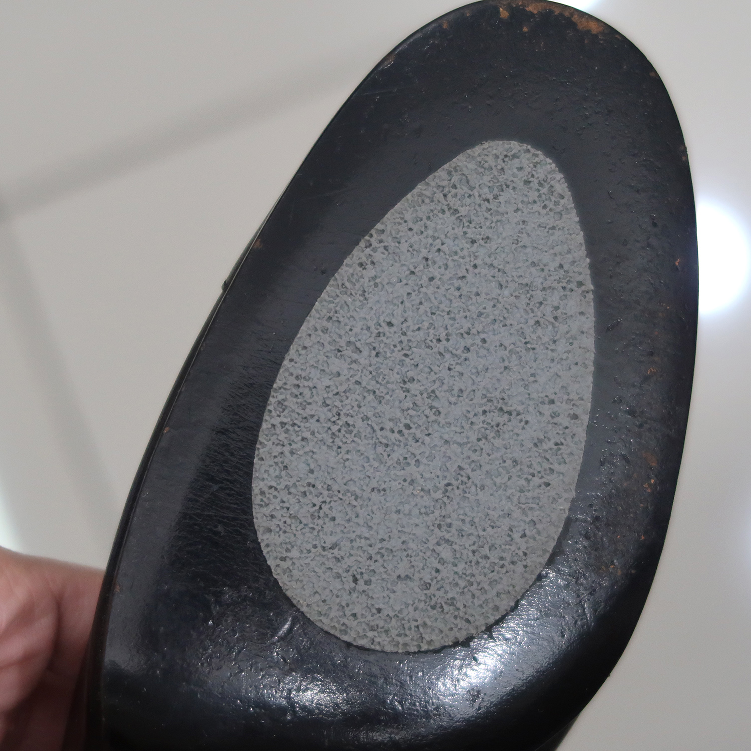 Chanel Black Calf Leather Cap Toe Pumps Size 38.5