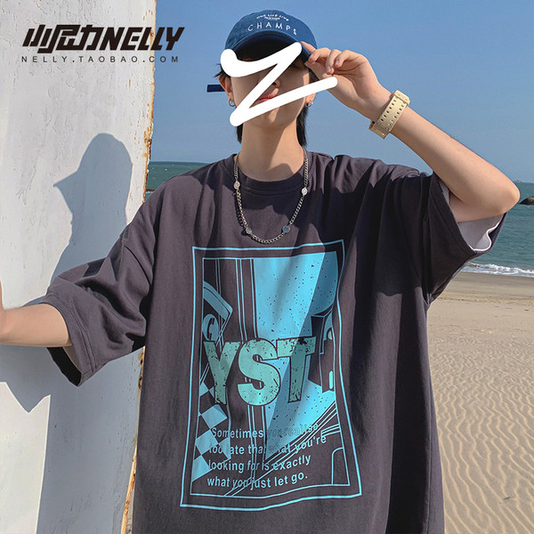เสื้อยืดคอกลม ผู้ชาย เสื้อยืดผู้ชายเกาหลี เสื้อยืดเกาหลี แบรนด์ NELLY