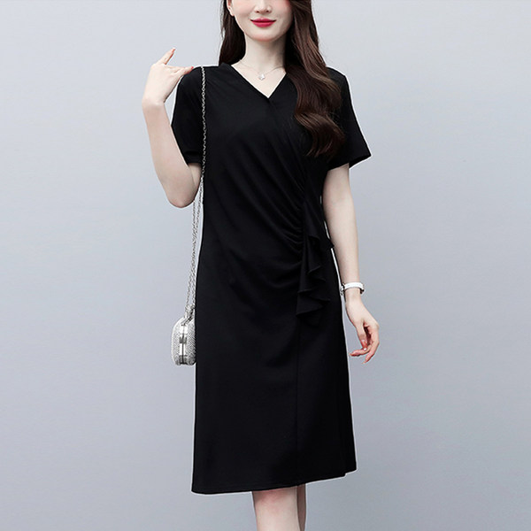 เดรสไซส์ใหญ่ ชุดเดรสสาวพลัสไซส์ เดรสเรียบหรู ไซส์ใหญ่ BY SHUYA
