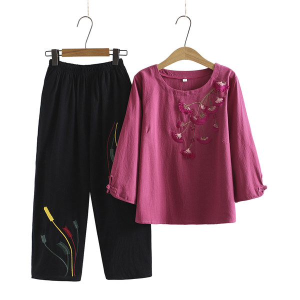 เสื้อลินินสไตล์ผู้ใหญ่ เสื้อคุณแม่ เสื้อผู้ใหญ่ แบรนด์ LININ