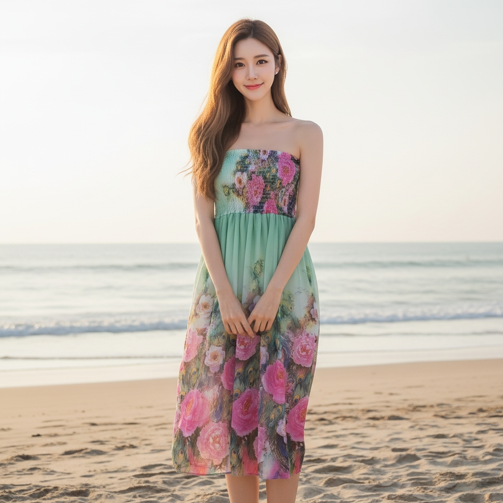 ðš Dress4723 āđāļāļĢāļŠāđāļāļēāļ°āļāļāļāļĩāļāļāļāļĒāļēāļ§ āļĨāļļāļāļŦāļ§āļēāļāļāđāļāļāđāļāļĢāļĩāđāļĒāļ§āļāļĩāđāļāļĢāđāļāļĄāļŠāļ°āļāļāļāļļāļāļŠāļēāļĒāļāļē āļĄāļĩ 2 āđāļāļāļŠāļĩ āđāļāļĩāļĒāļ§, āļāļĄāļāļđ