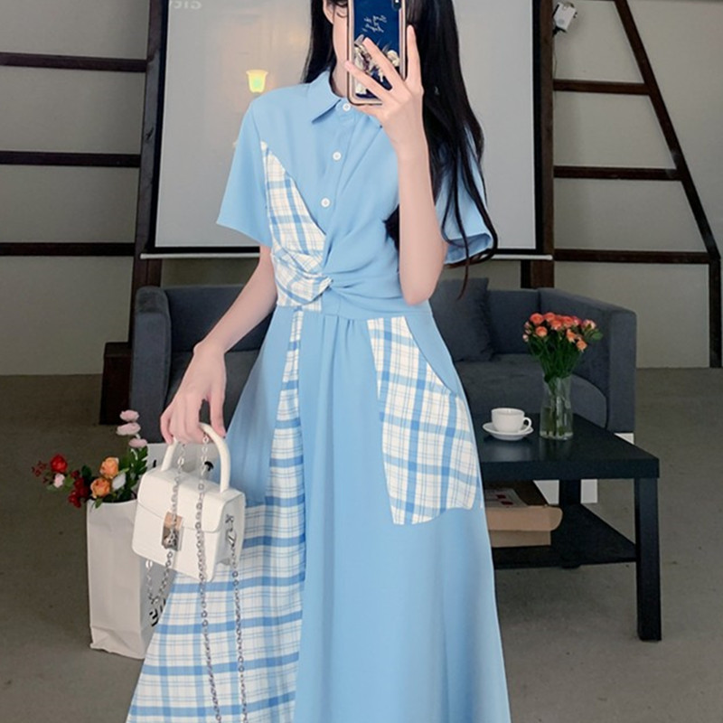 เดรสคนอ้วนวัยรุ่น ชุดเดรสคนอ้วน ชุดเดรสสาวพลัสไซส์