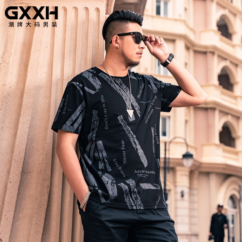 เสื้อยืดผู้ชายอ้วน S-5XL(อกเสื้อ39-51นิ้ว)