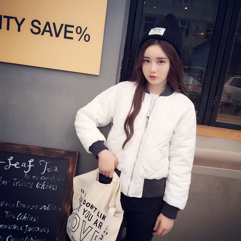 เสื้อโค้ทกันหนาว ปักลายตาราง ผ้าโพลิเนื้อดีกันลม ซิปหน้า จั๊มเอวจั๊มแขน น่ารัก เกาหลีมากๆ