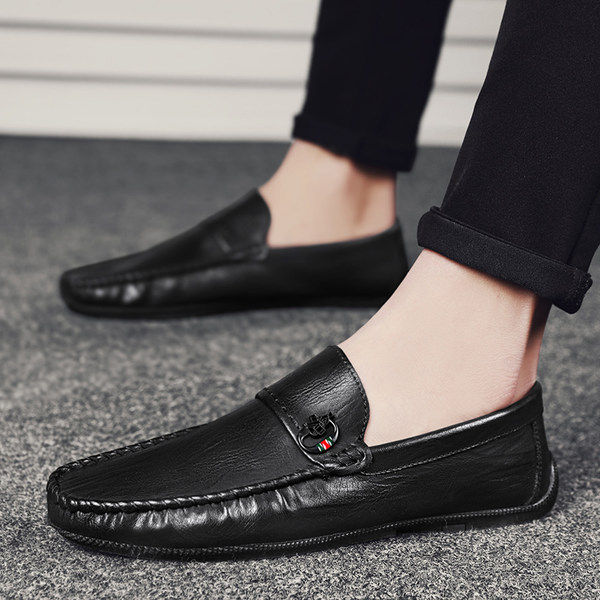 รองเท้าหนังผู้ชาย มีไซส์39-44 รองเท้าโลฟเฟอร์ชาย Slip-On Shoes