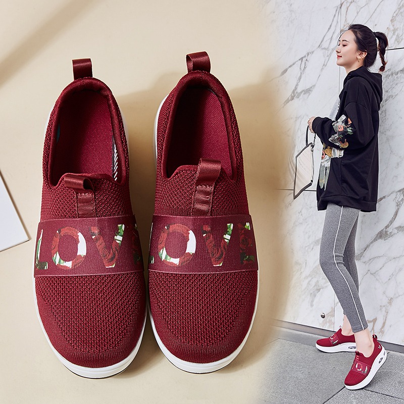 รองเท้าผ้าใบ รองเท้าลำลอง รองเท้าผ้าใบลำลอง รองเท้าแฟชั่นแบบสวม Slipper Shop