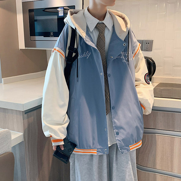 เสื้อแจ็คเก็ตเบสบอล เสื้อคลุม เสื้อแขนยาวสไตล์เกาหลี