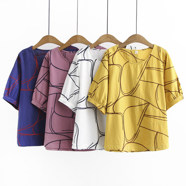 เสื้อลินินสไตล์ผู้ใหญ่ เสื้อคุณแม่ เสื้อผู้ใหญ่ แบรนด์ LININ