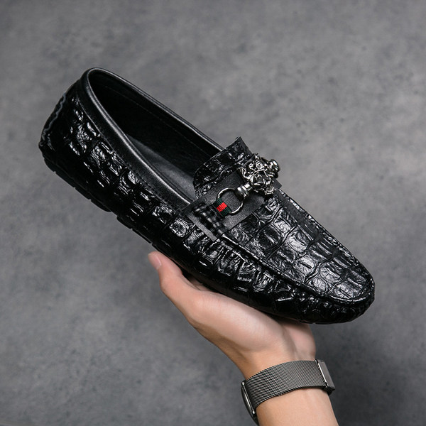 รองเท้าหนังผู้ชาย มีไซส์39-44 รองเท้าโลฟเฟอร์ชาย Slip-On Shoes