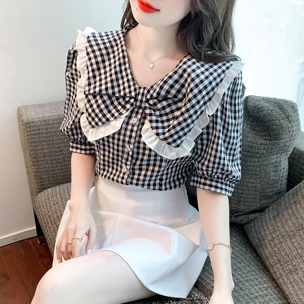 เสื้อชีฟองเกาหลี เสื้อชีฟองสวยๆ