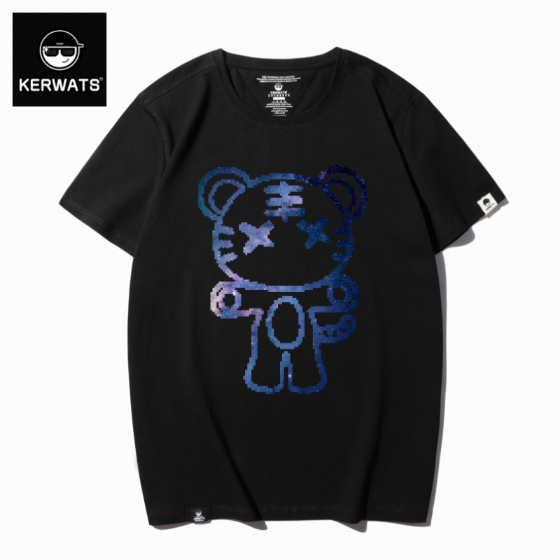 เสื้อยืดผู้ชายอ้วน S-6XL น้ำหนักผู้สวม 50-135 กิโลกรัม