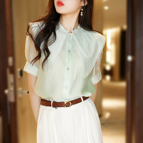 เสื้อชีฟองเกาหลี เสื้อชีฟองสวยๆ