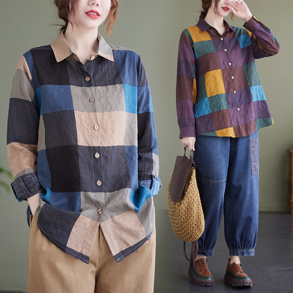 เสื้อลินิน แบบเสื้อสวยๆ เสื้อผ้าฝ้ายลินิน เสื้อเชิ้ตผ้าลินิน BY LININ
