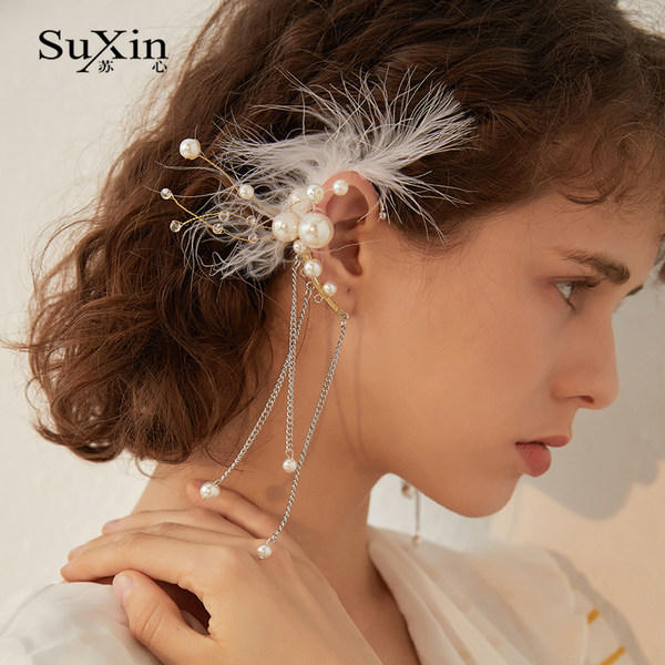 ตุ้มหู ต่างหู ต่างหูผู้หญิง By SuXin