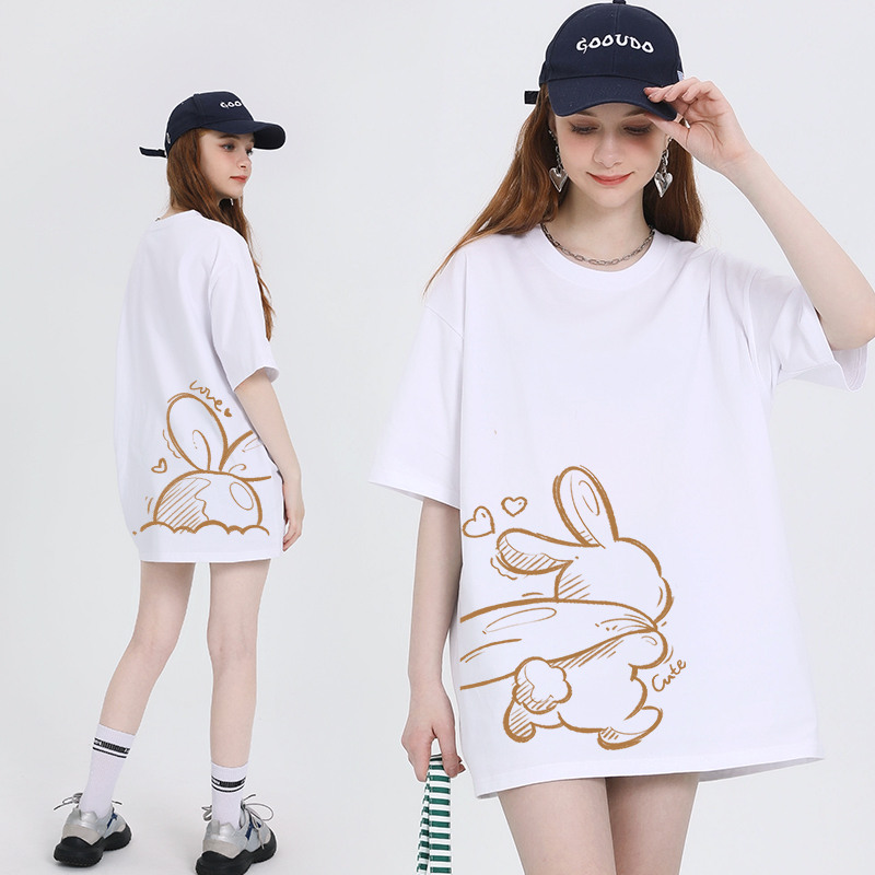 เสื้อผ้าวัยรุ่นเกาหลี เสื้อยืดวัยรุ่นผู้หญิง มีขนาด S M L XL