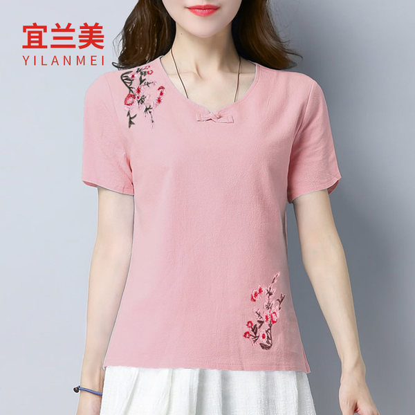 แบบเสื้อสวยๆ เสื้อผ้าฝ้ายลินิน เสื้อเชิ้ตผ้าลินิน