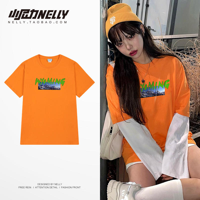 เสื้อยืดคอกลม ผู้ชาย เสื้อยืดผู้ชายเกาหลี เสื้อยืดเกาหลี แบรนด์ NELLY