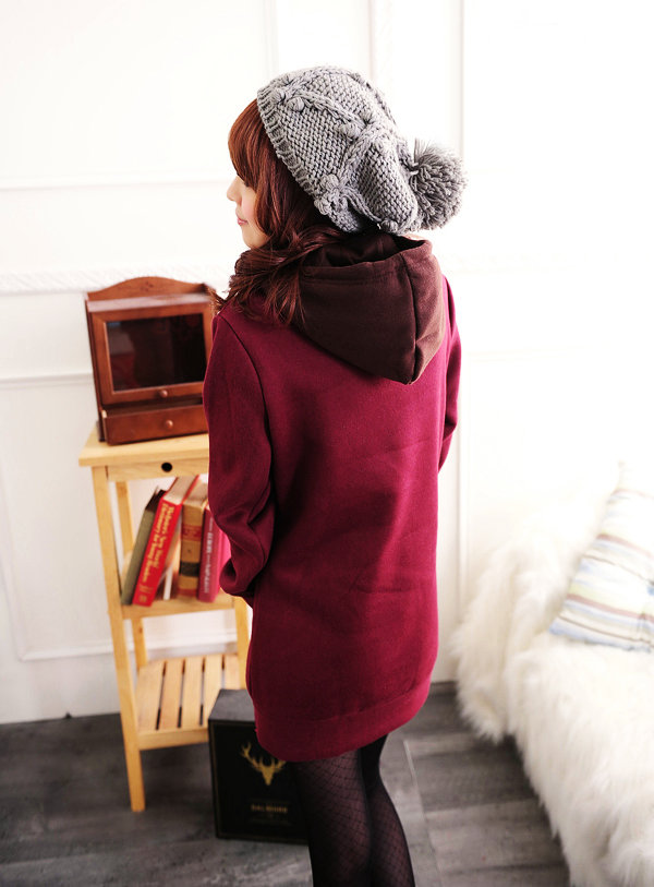 เสื้อกันหนาว แบบสวม ฮูดดี้ น่ารัก เลือกสีด้านในเลยจ้า