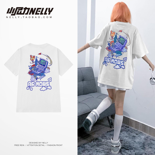 เสื้อยืดคอกลม ผู้ชาย เสื้อยืดผู้ชายเกาหลี เสื้อยืดเกาหลี แบรนด์ NELLY