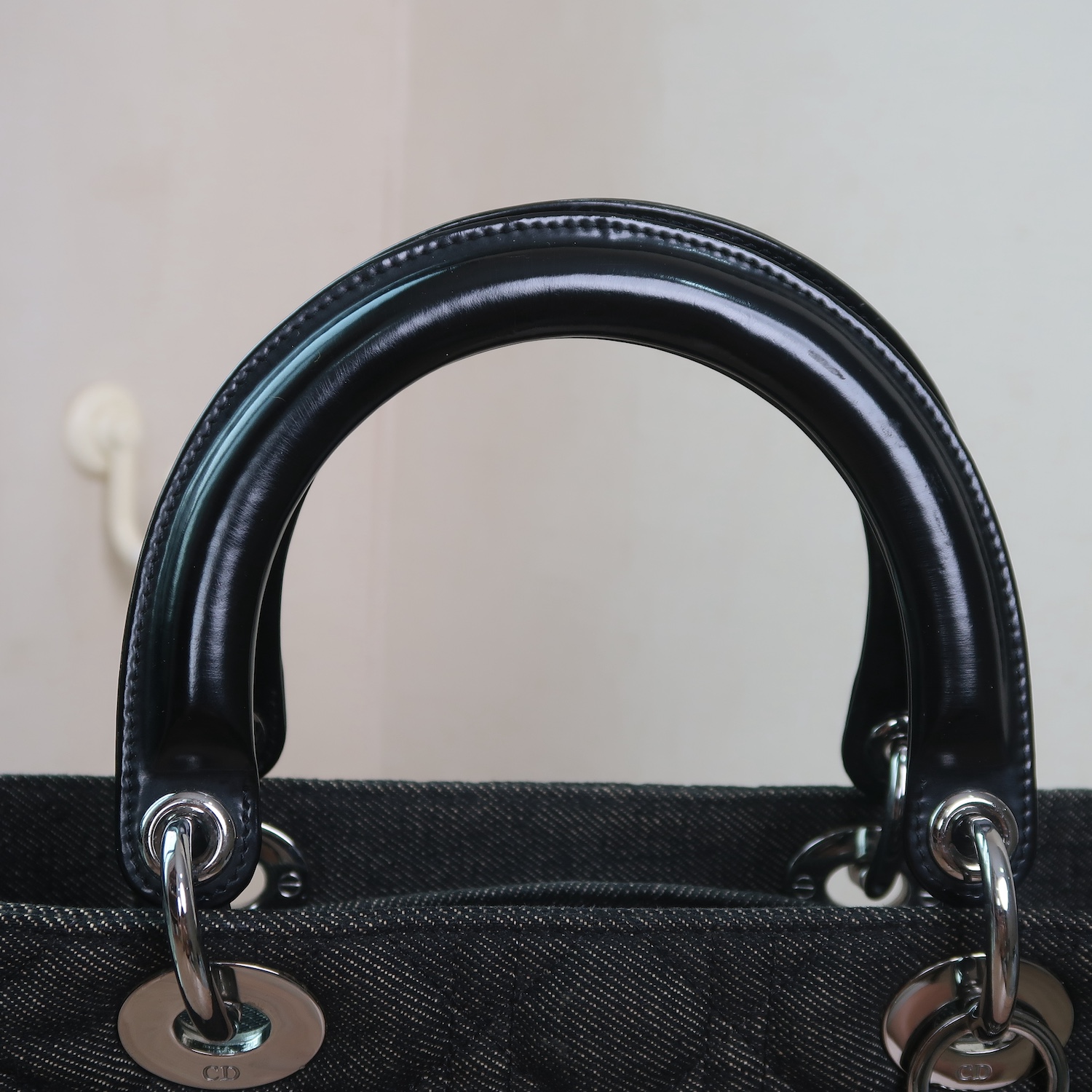 Christian Dior Black Danim Lady 10" SHW