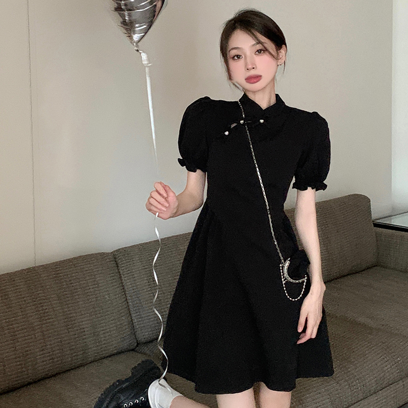 เดรสแขนสั้น มีไซส์ L-4XLอก 38-47 นิ้ว ใส่ได้ทั้งสาวหุ่นดีน่ารักจนถึงสาวอวบพลัสไซส์ จัดส่งฟรี! ทักแชทสั่งซื้อ