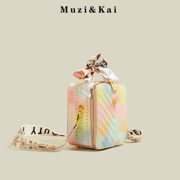 กระเป๋าสะพายข้างผู้หญิง กระเป๋าสะพายสไตล์เกาหลี By Muzi&Kai
