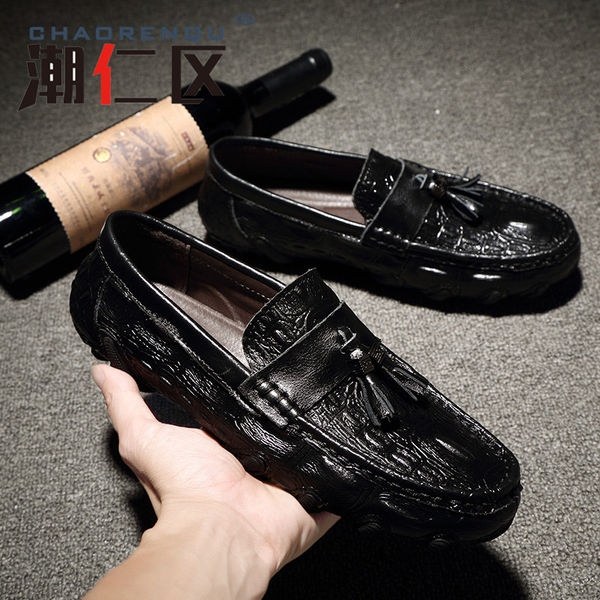 รองเท้าหนังผู้ชาย มีไซส์39-44 รองเท้าโลฟเฟอร์ชาย Slip-On Shoes